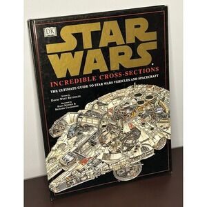 Star Wars Incredible Cross-Sections DK Hardcover 1st Edition 1998 Book Sci Fi